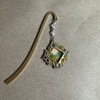 Solo live bookmark with original oil painting