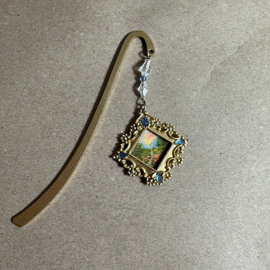 Solo live bookmark with original oil painting