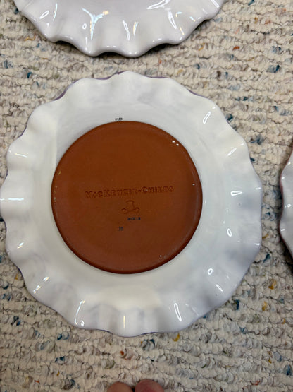 Mackenzie-Childs Brittany fluted salad plate!