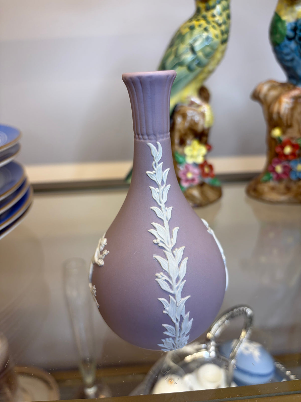 Lovely lilac Wedgwood bud vase!