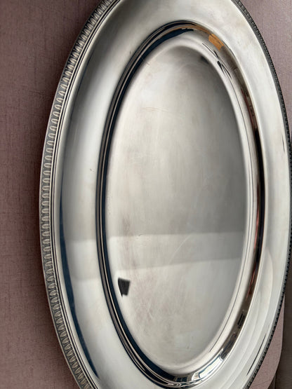 Stunning Christofle France 17.5”  Malmaison serving platter!