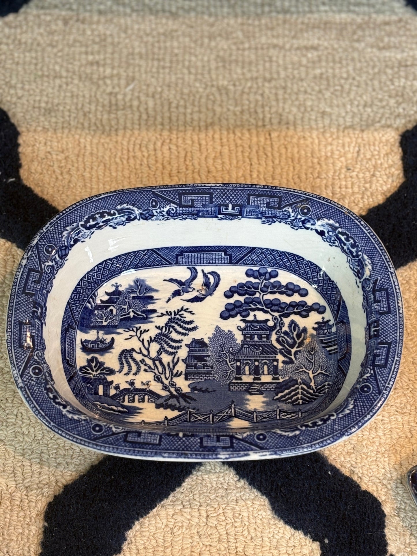 Allertons Blue Willow Bowl