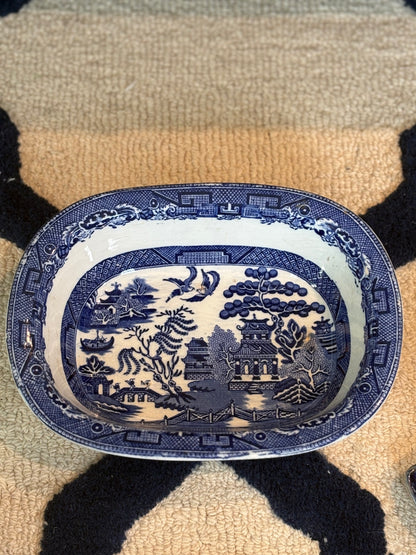 Allertons Blue Willow Bowl
