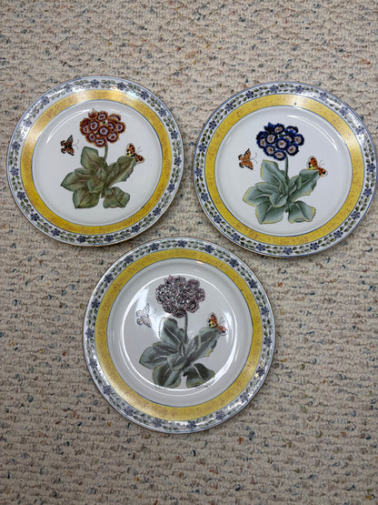 Beautiful butterflies and florals set of decorative plates! Instant plate wall!