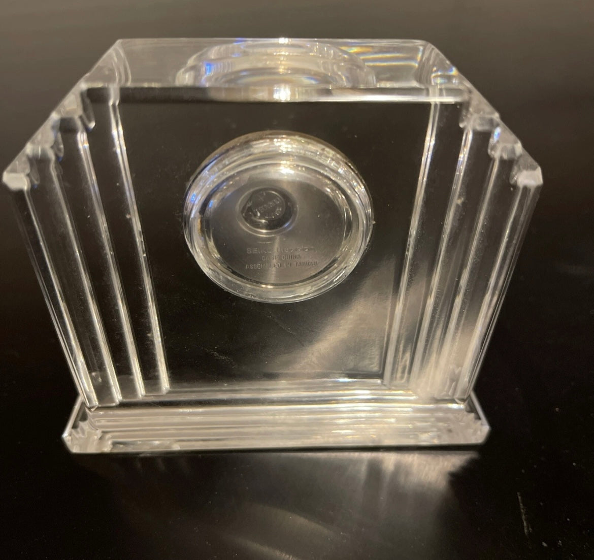 Waterford Crystal Desk Clock 4 by 4”