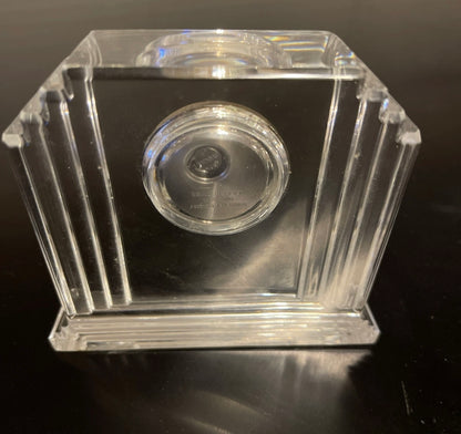 Waterford Crystal Desk Clock 4 by 4”
