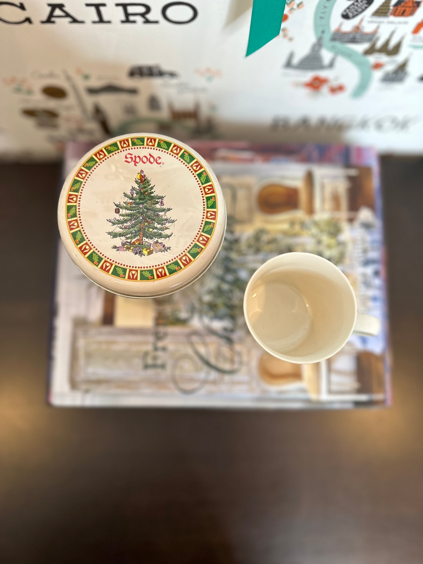 Spode Christmas Tree Sentiments Mug with Keepsake Gift Tin | “Christmas is Love with All the Trimmings”
