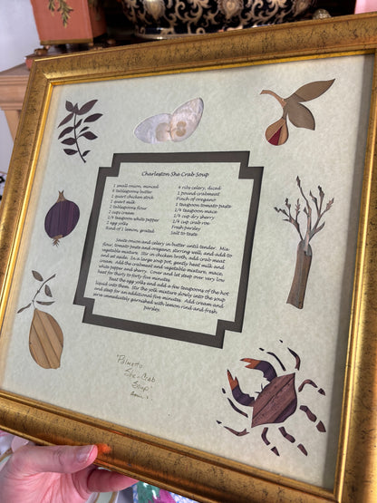 Charleston Recipe Art!