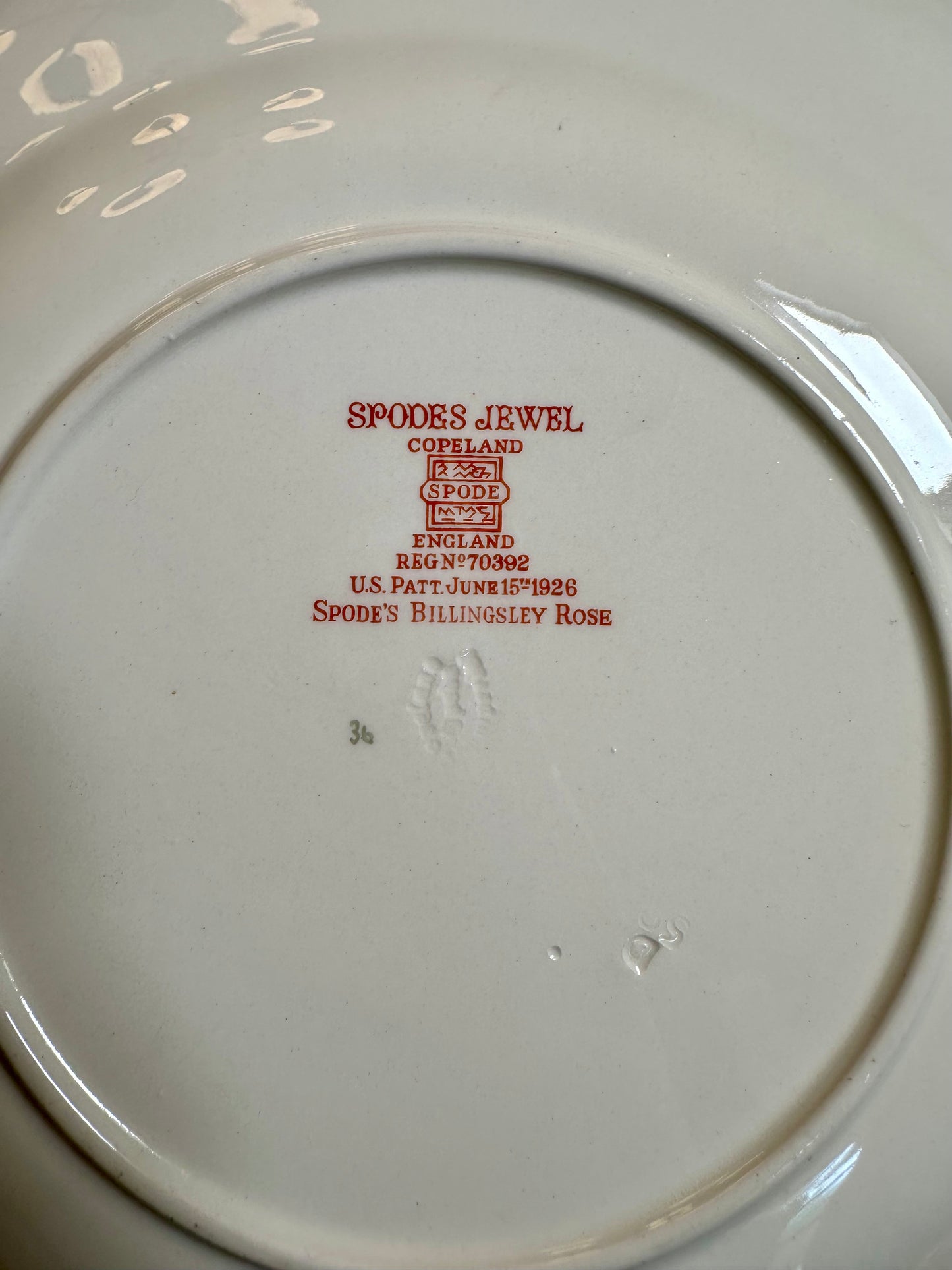 Vintage Copeland Spode “Billingsley Rose” 5-Piece Place Setting, Service for 4 | Jewel Embossed English Floral China