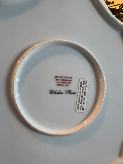 Chelsea House Square Porcelain Plate: 10.75” x 10.75”