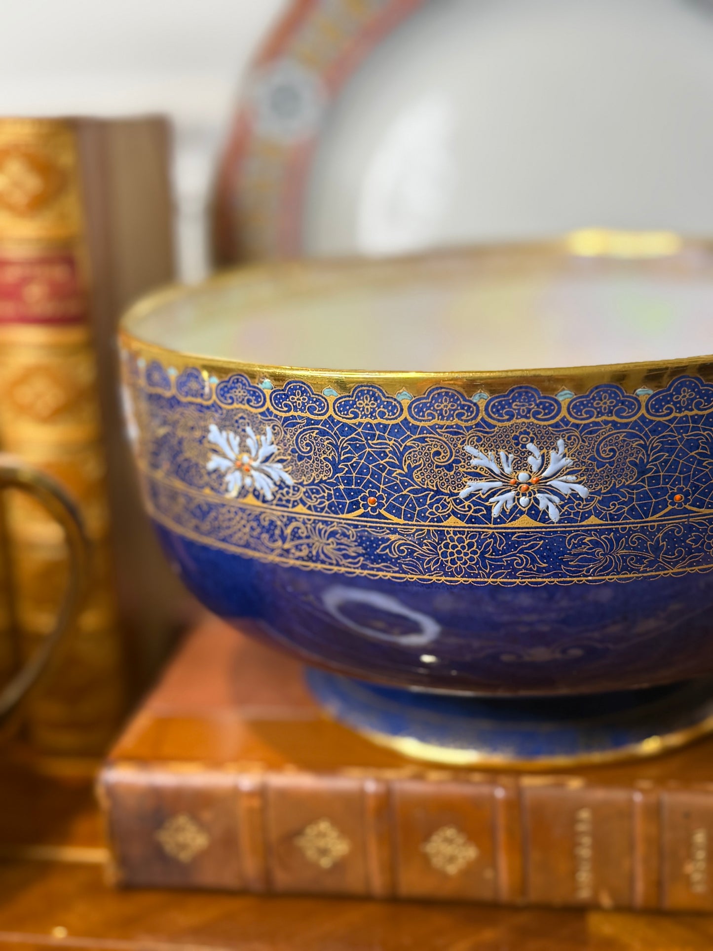 1920s Carlton Ware Chinese Style Bowl | 10" Diameter | Style DA4322