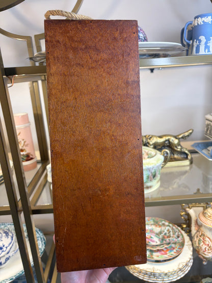 Lovely nautical wooden wine box display holder!