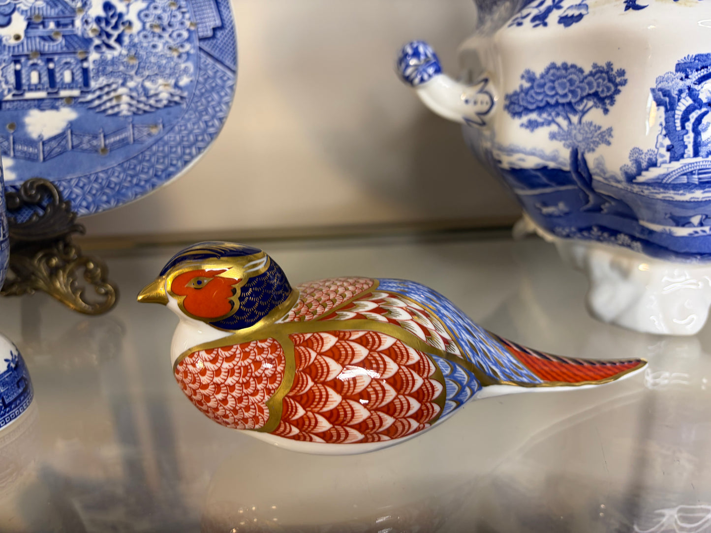 Stunning Royal Crown Derby Imari paperweight!