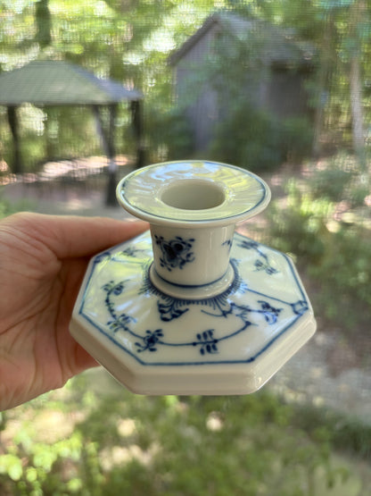 Beautiful Royal Copenhagen Blue Fluted candleholder!