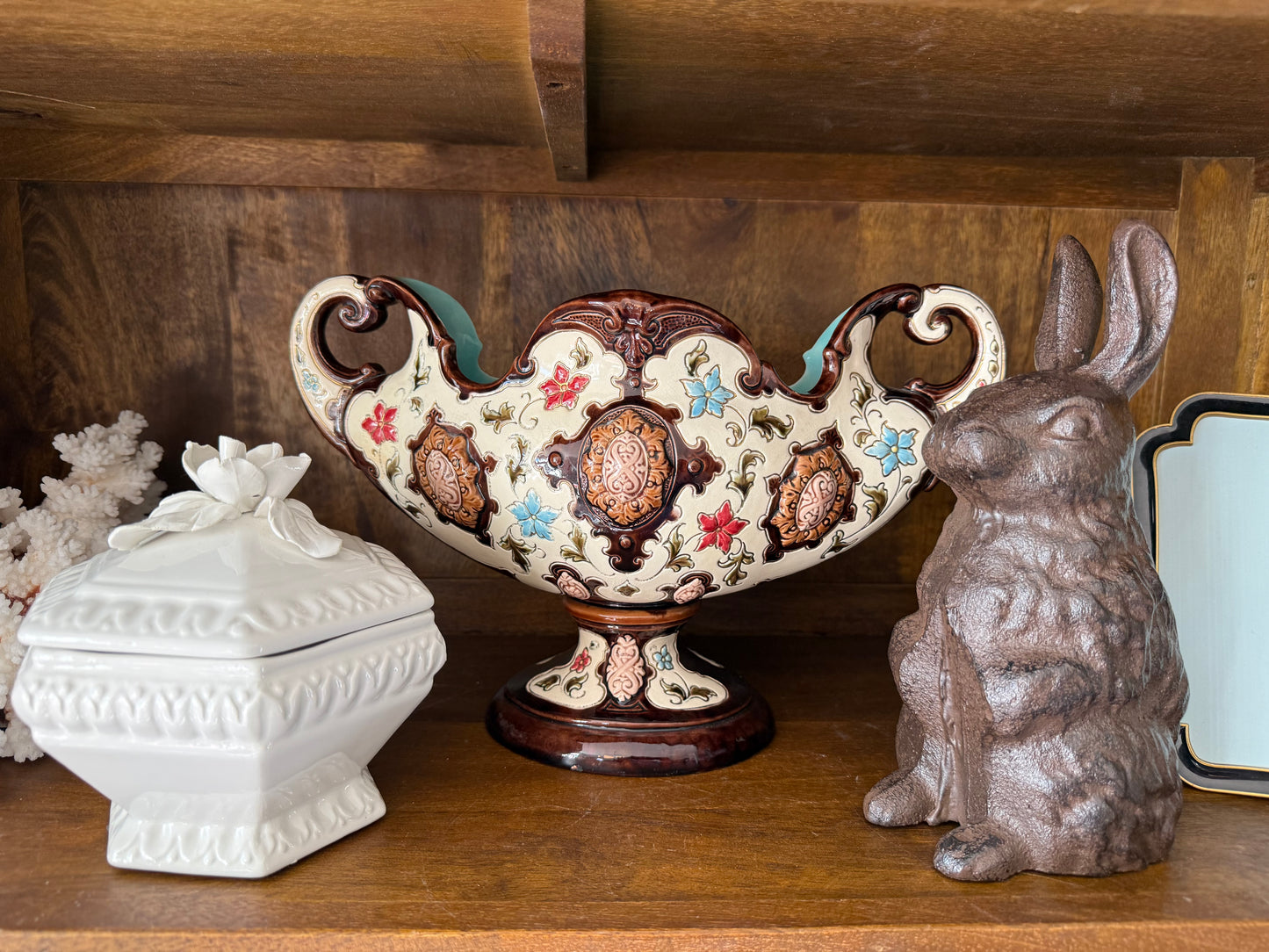 Darling Cast Iron Bunny Doorstop / Bookend