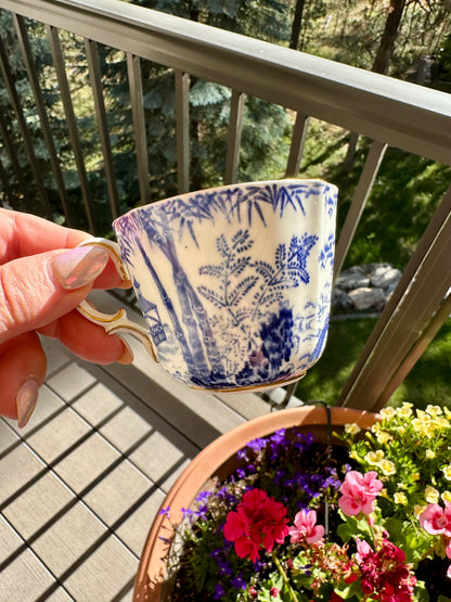 Royal Crown Derby “Mikado” Tea for Two Set | 6 Pieces, circa 1940-1950’s