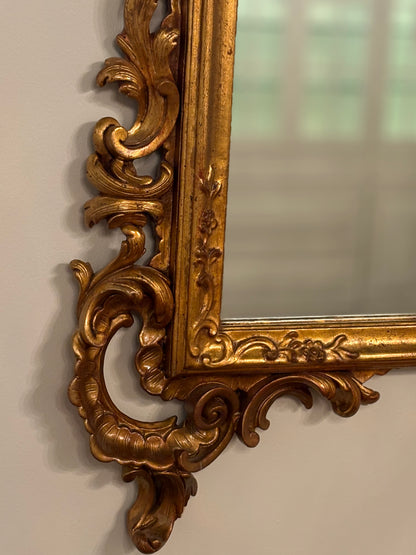 Italian LaBarge Gilt Wood Mirror 72” x 42.5”