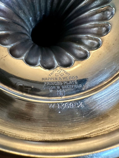 Antique Mappin & Webb Silver Plate Epergne/Table Centerpiece | London & Sheffield, 15.25”