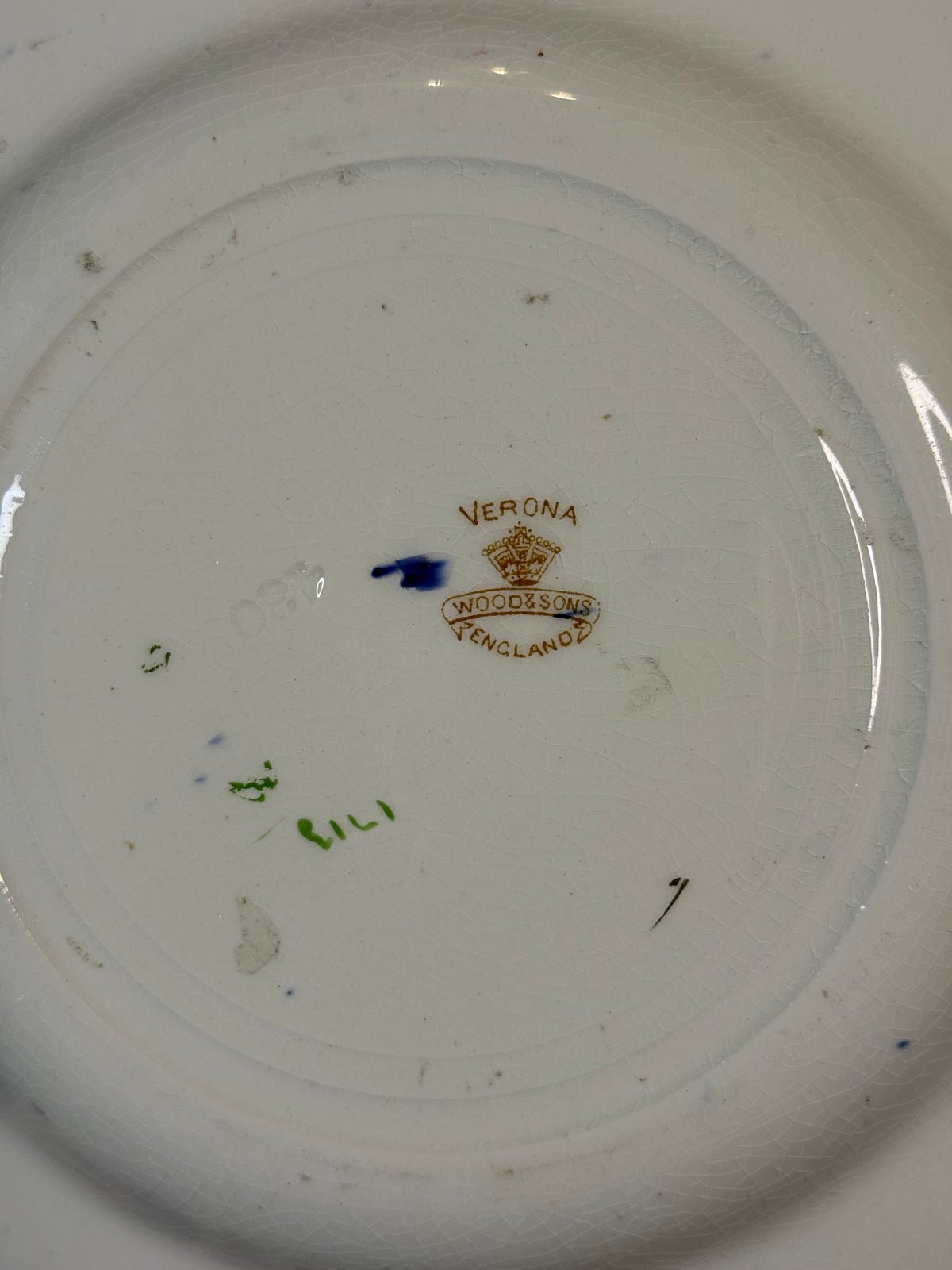 Antique Wood & Sons Verona Imari Luncheon Plates, Set of 5 | England c.1920s | 9”D