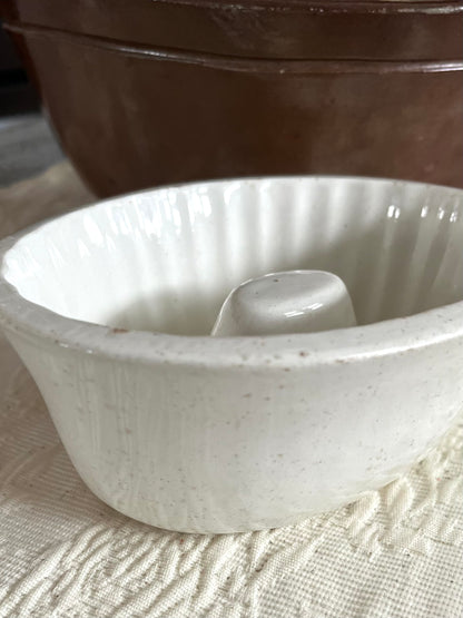 Live 06/22 Victorian 19th Century England Ironstone Jelly Mold #4