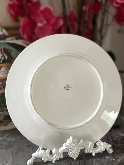 Live 06/22 Gorgeous Cobalt Bird Cabinet Plate - Rosenthal