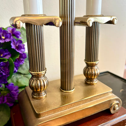 Pair designer Rembrandt French Regency Candelabras Table Lamps 30 in circa 89