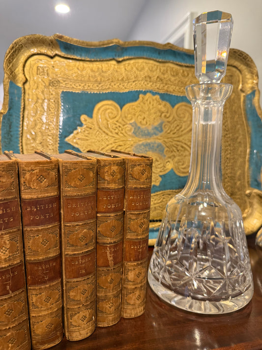 Live 12/2 Reserved Julie - Beautiful 13” Crystal Decanter