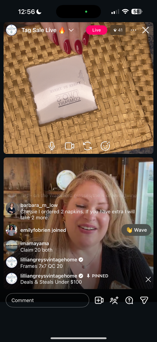 Reserved items Yvonne