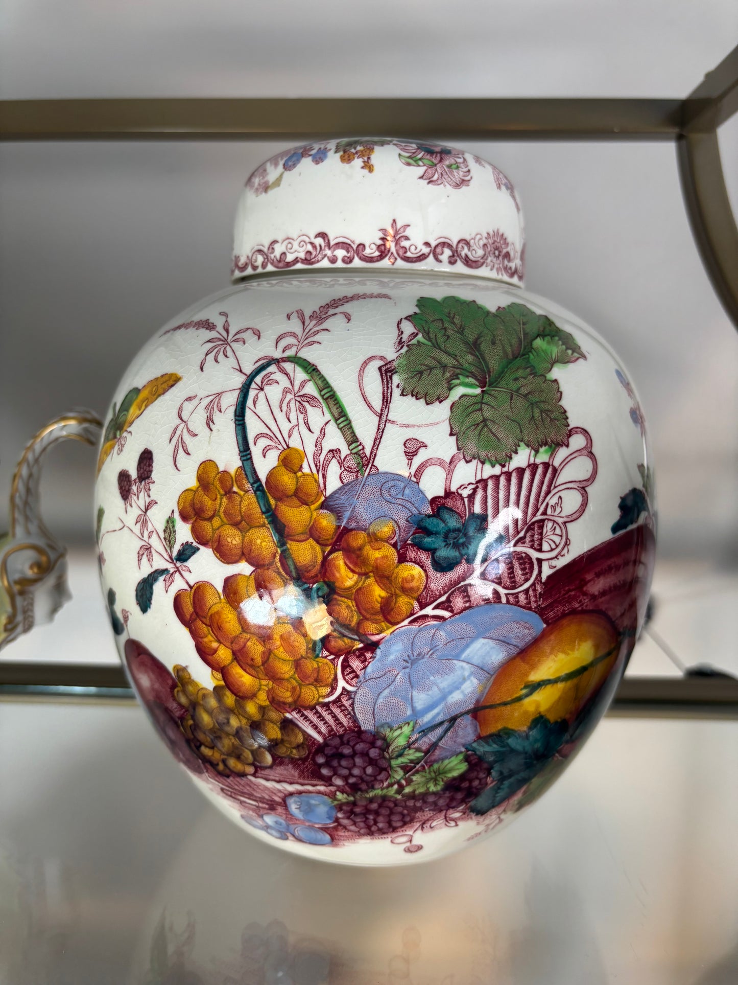 Gorgeous Mason’s ironstone lidded ginger jar!