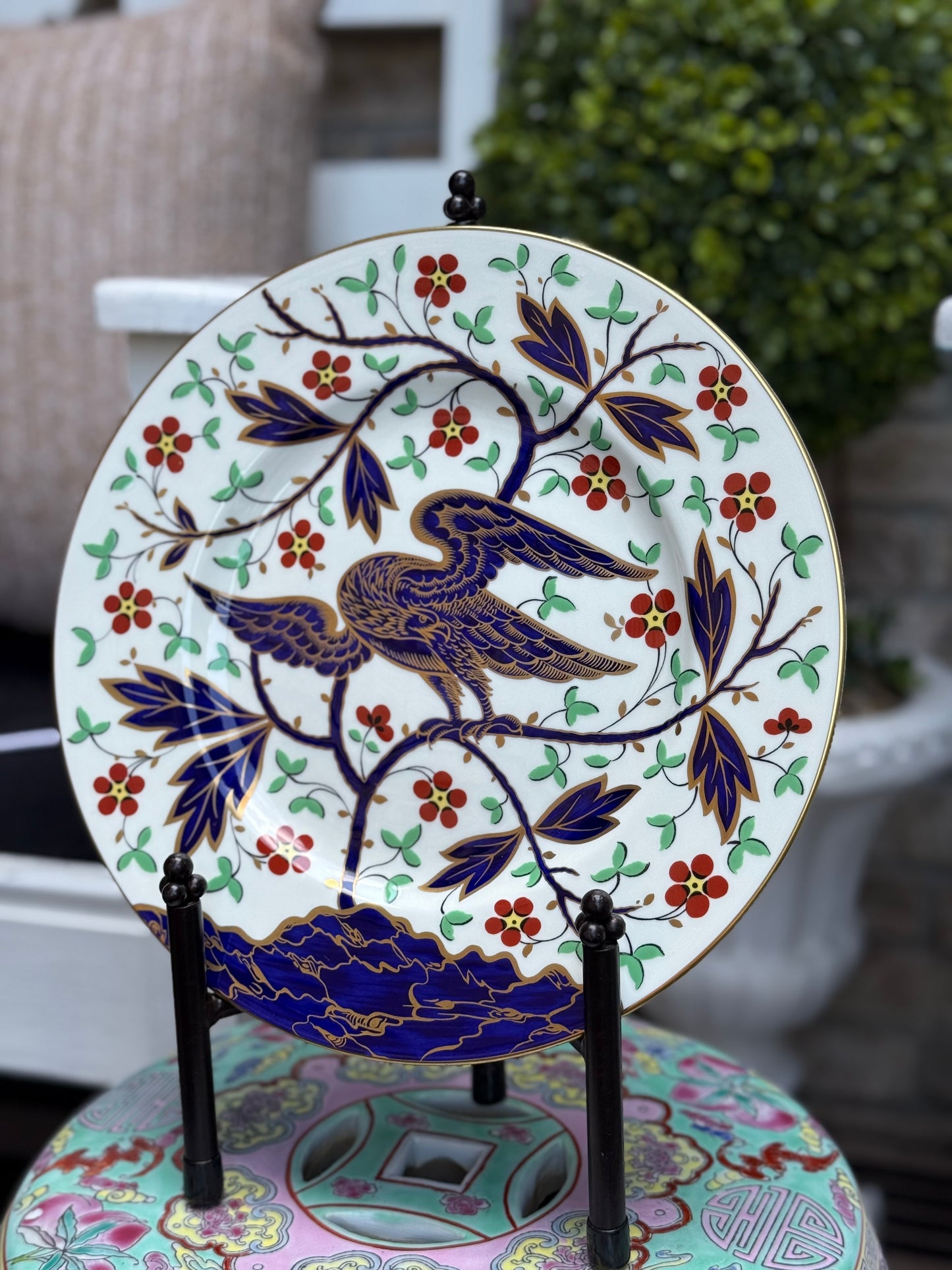 Royal Worcester “Independence 1776” Limited Edition Plate – 1976 Bicentennial Eagle Design, 10.5”