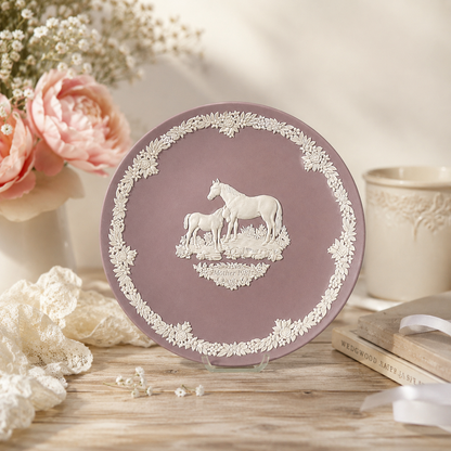 Wedgwood lilac Mother plate 1981