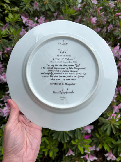Lovely Haviland Limoges Lily plate!