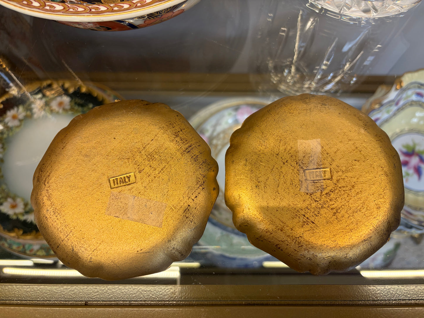 Sweetest Italian Florentine coasters pair!