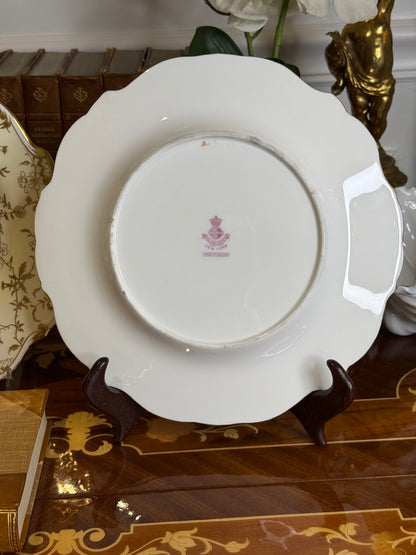 Pair of Minton Hand-Painted Fish Cabinet Plates by Albert H. Wright | Davis Collamore New York | c.1895 | #DA3143