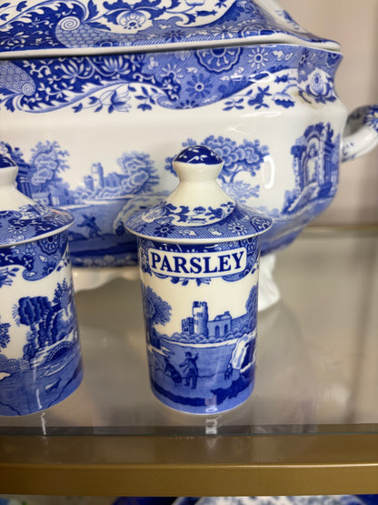 Spode Italian Parsley Jar!