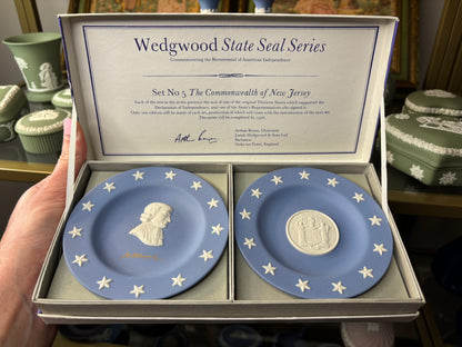 Wedgwood Jasperware New Jersey state series! In original box!
