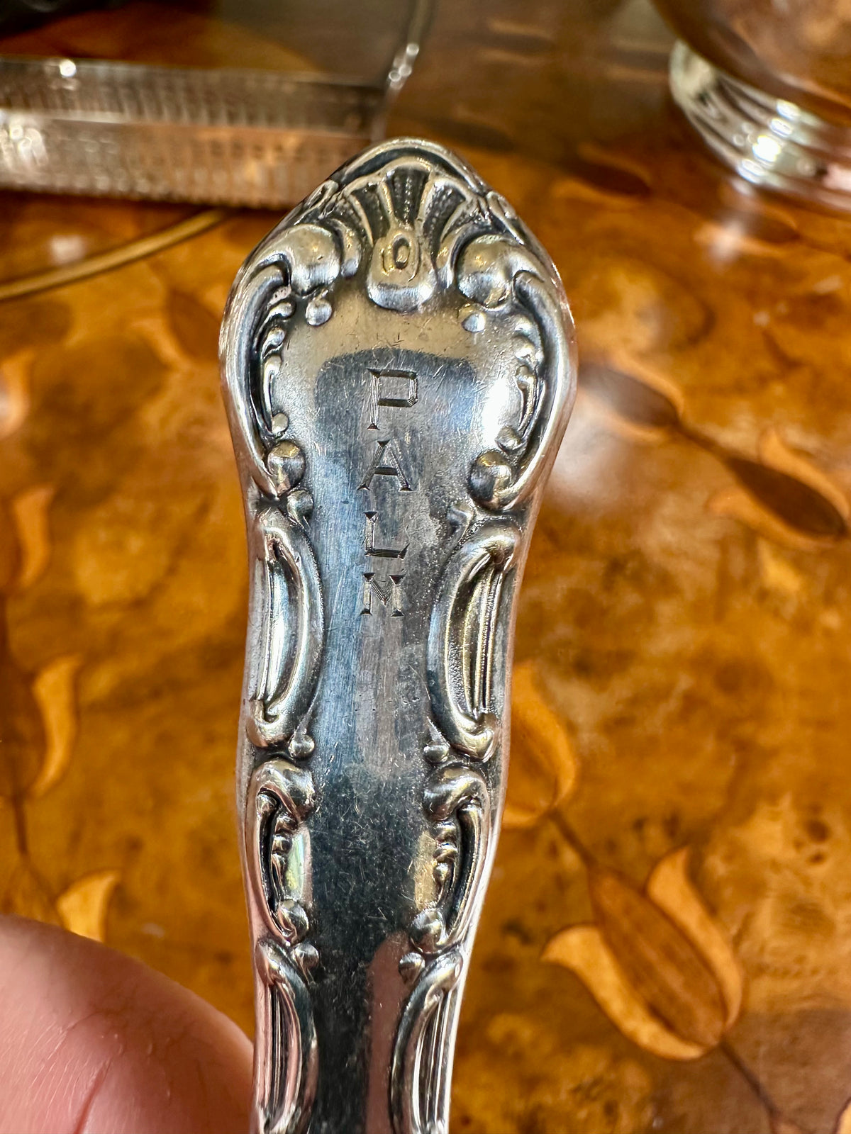 Vintage Birks Pompadour Sterling Silver-Handled Bottle Opener | Ornate Silver Barware