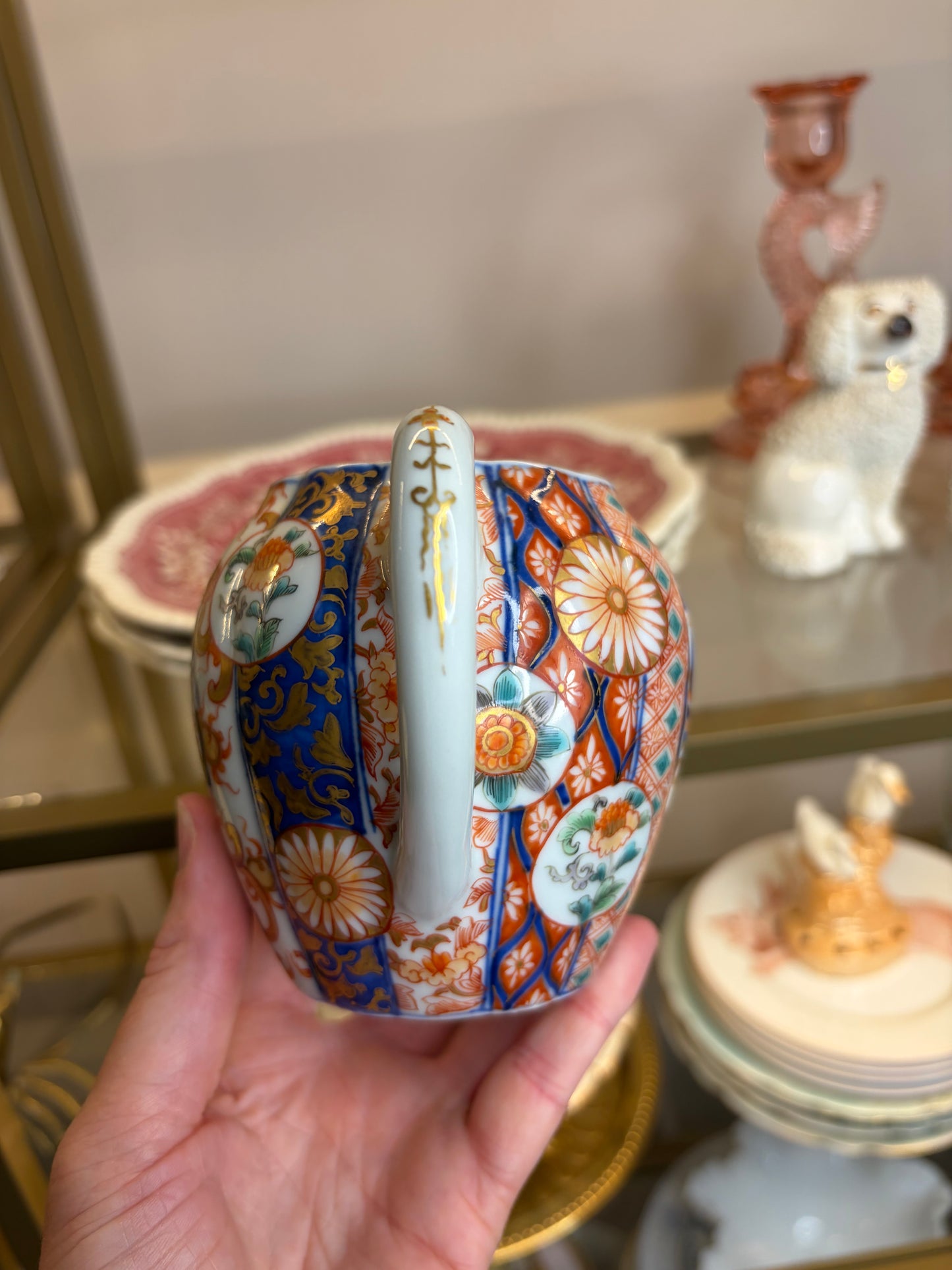 Reserved! Beautiful Imari creamer!