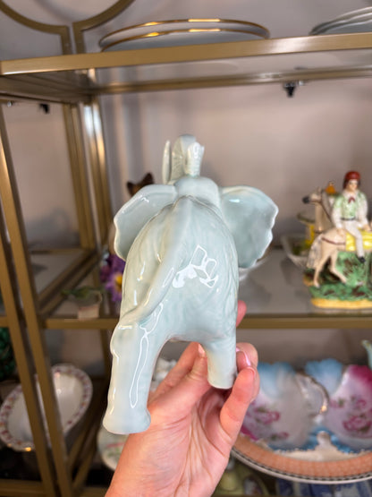 Lovely Andrea by Sadek celadon elephant!