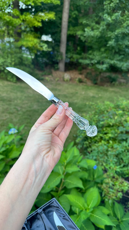 Waterford crystal set of 4 knives