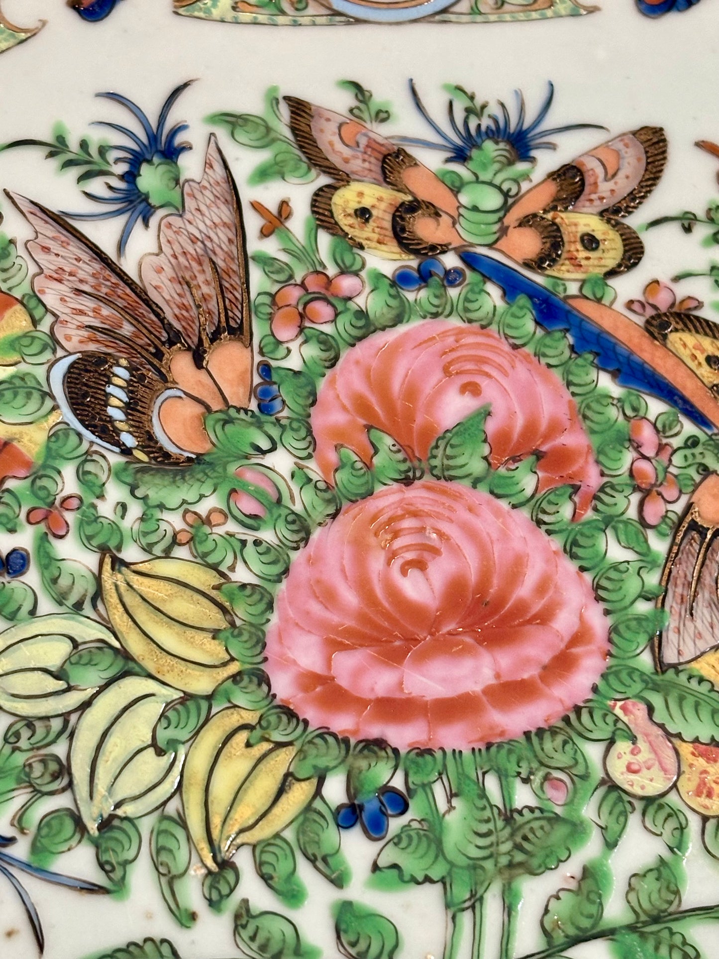 Outstanding Rose Canton Mazarine Platter Set | 16” x 13”