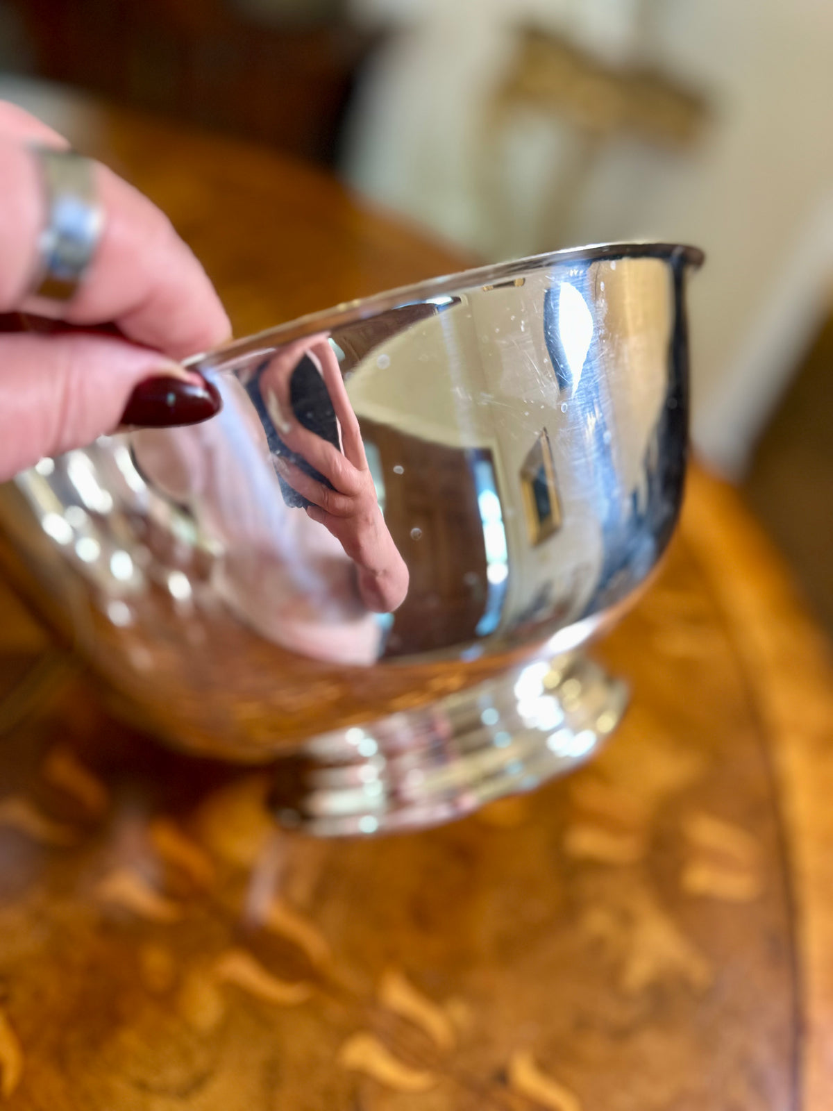 Vintage Silver-Plated Revere Bowls | Curated Nested Set of Five | Oneida & Gorham