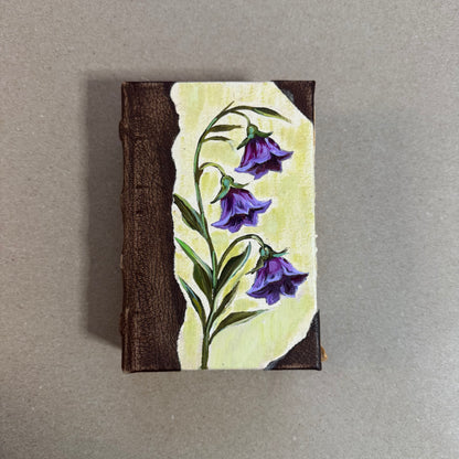 Handmade small 4x6 handpainted journal 200 pages