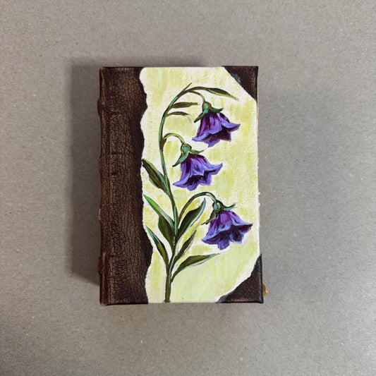 Handmade small 4x6 handpainted journal 200 pages