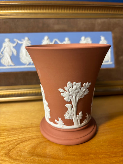 Wedgwood Jasperware terracotta vase!