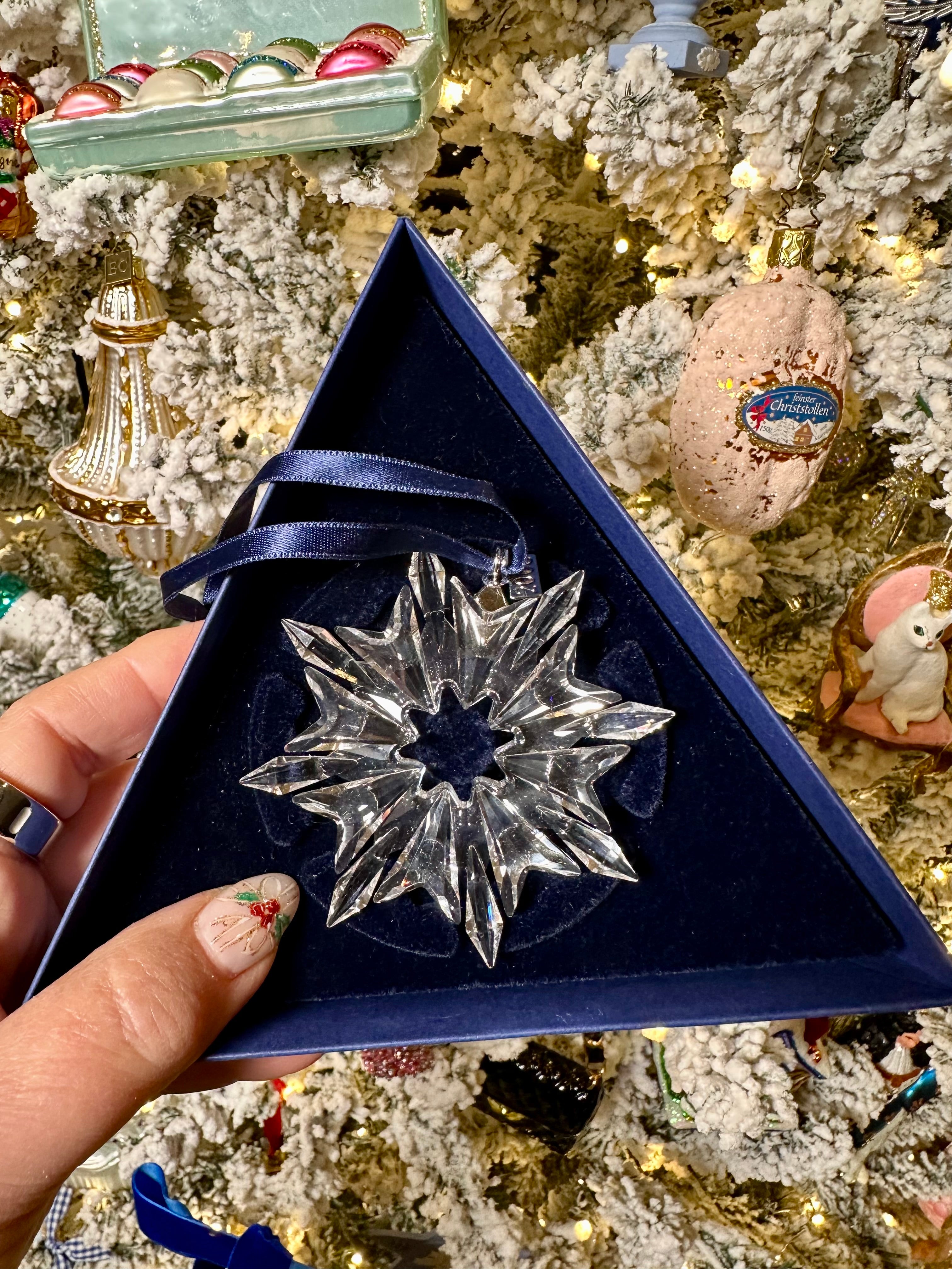 美品 未使用 SWAROVSKI クリスマス オーナメント 2003 クリスタル Swarovski Annual Ornament — 2003 Edition with Original Box