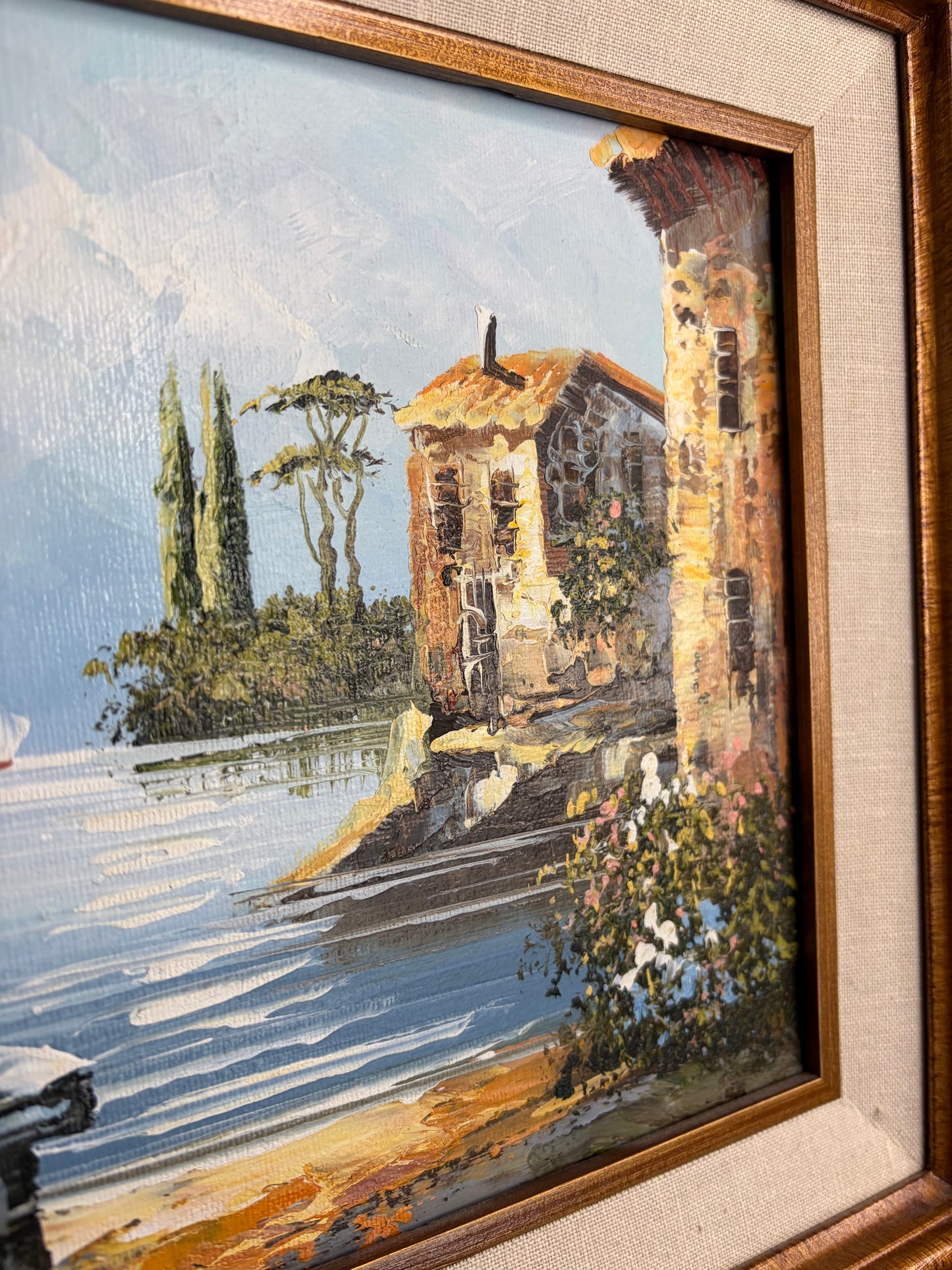 Original framed and signed oil painting!