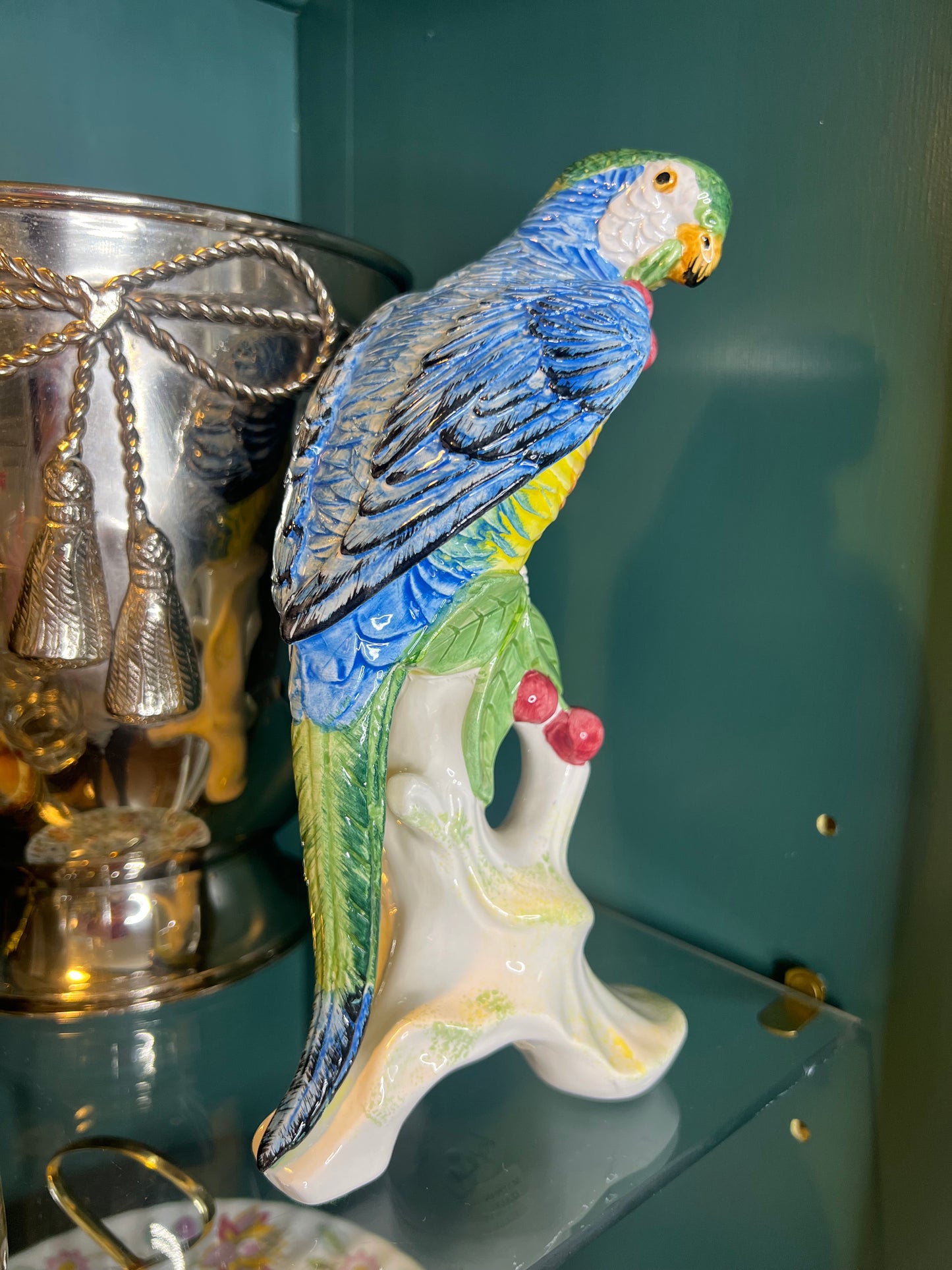 Beautiful Chelsea House Parrot Figurine