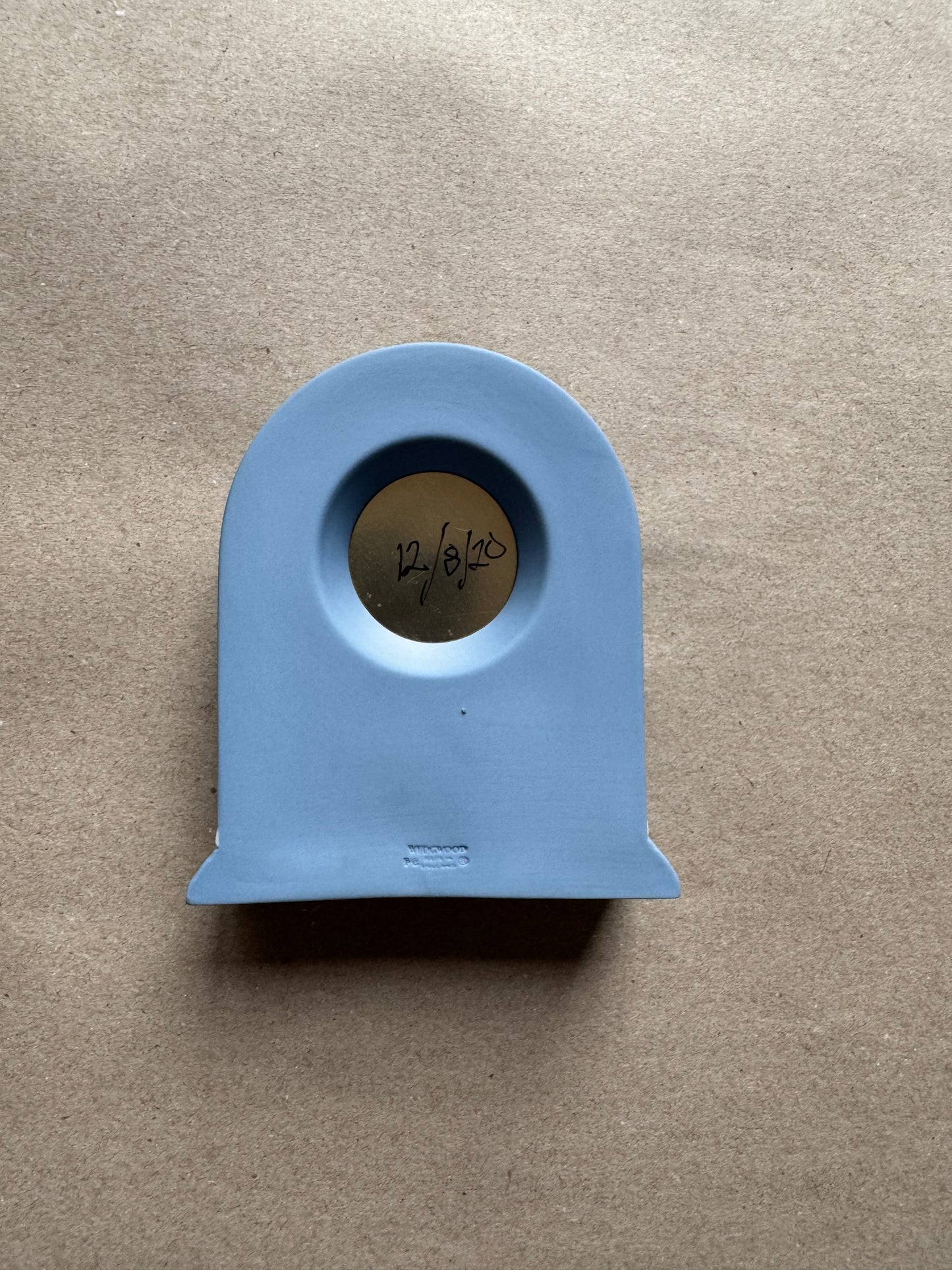 Light blue Wedgewood clock 5x4”￼