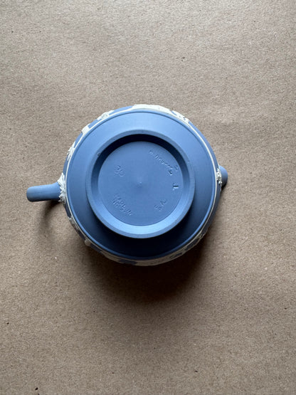 Light blue Wedgewood creamer 2.5” tall